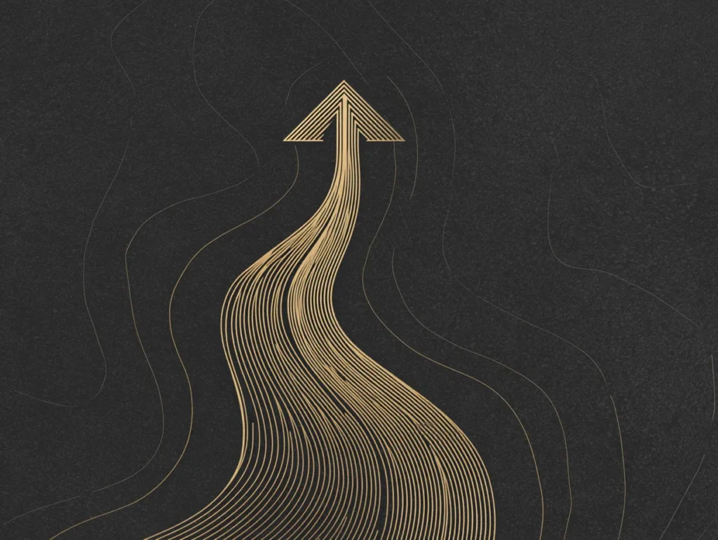 Abstract geometric icon representing fast strategic decision-making